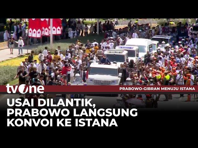 Prabowo Menuju Istana Seusai Dilantik | tvOne