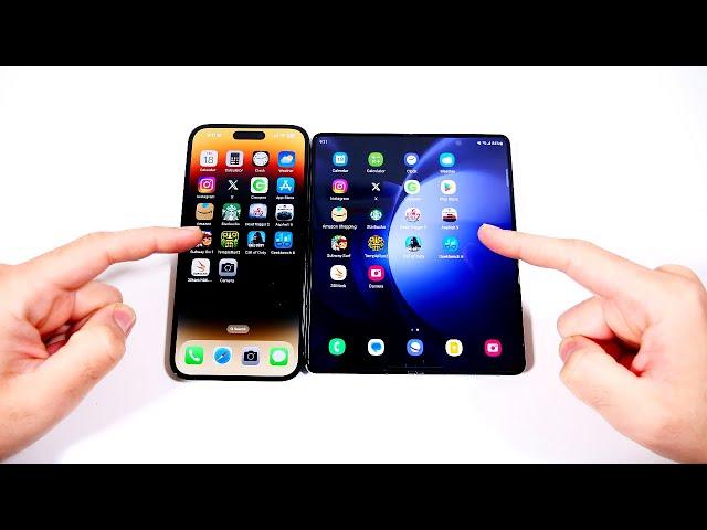 iPhone 14 Pro Max vs Galaxy Z Fold 5 Speed Test