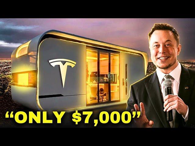 Elon Musk: ''I Am Releasing Tesla's CHEAPEST House That Will SOLVE The Housing Crisis!''