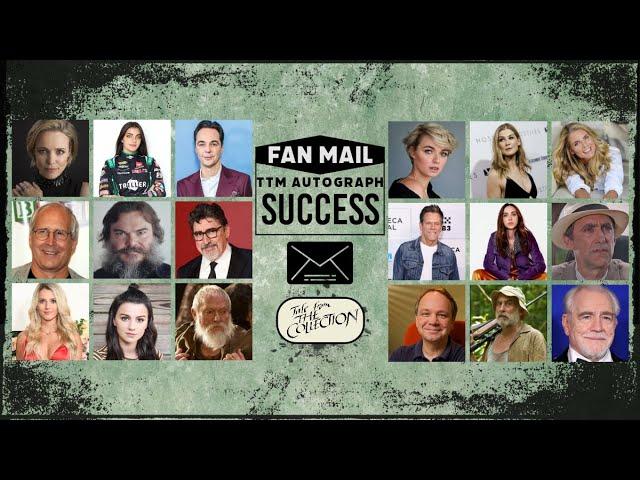 70+ Responses to Celebrity Fan Mail | TTM Autograph Collecting Successes June 2024