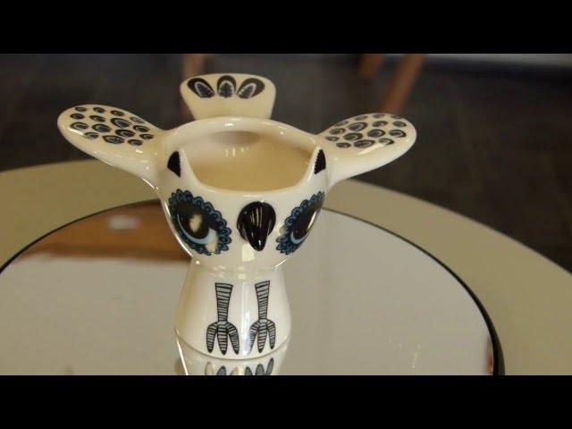 Hannah Turner Owl Egg Cup from Purple Holly