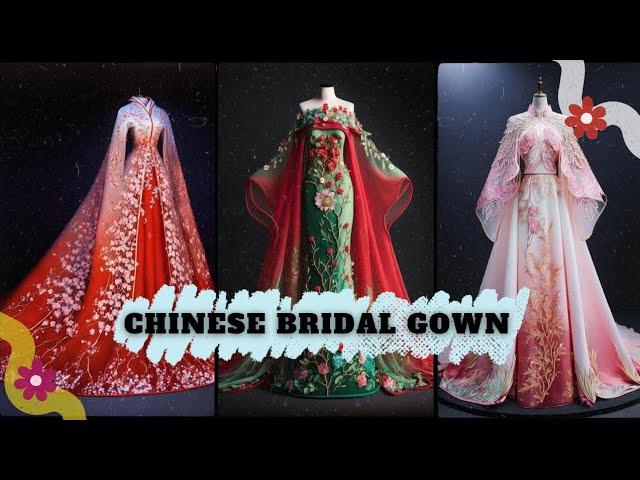 Chinese Wedding Gown | Chinese Bridal Gown | Chinese Bridal Dress | #wedding #trend