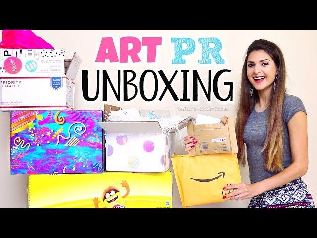 PR UNBOXING HAUL : Free Stuff Art YouTubers Get