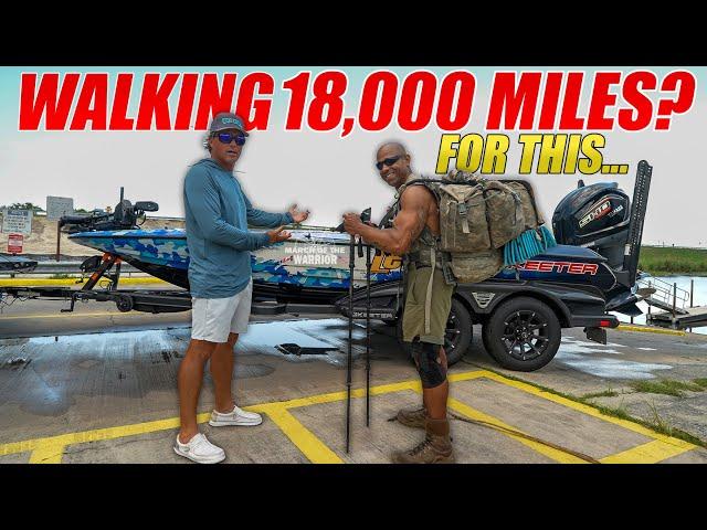 I Stopped a Man Walking 18,000 Miles...For a Fishing Trip