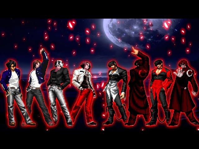 [KOF Mugen] Red Flames Kyo Team VS. Red Flames Iori Team