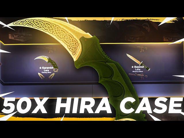 50x HIRA CASE BATTLE ON DATDROP! ($4650)