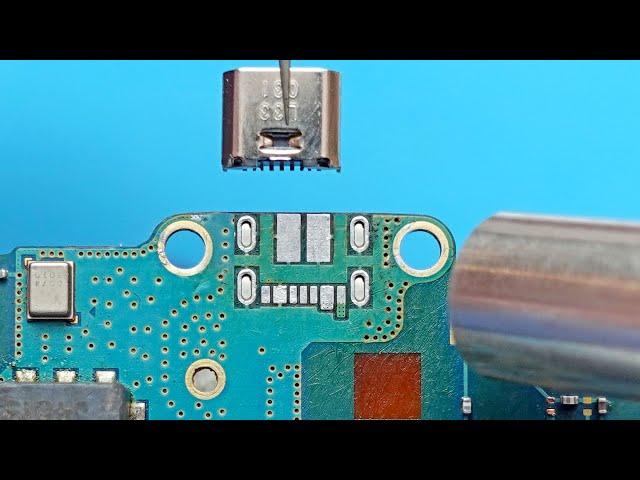 How to change replace  any smartphone USB charging port jack pin base