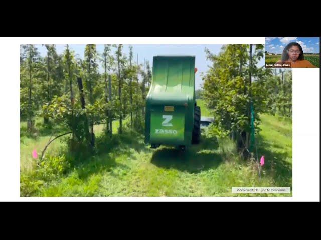 Electric Weeding in Organic Perennial Crops