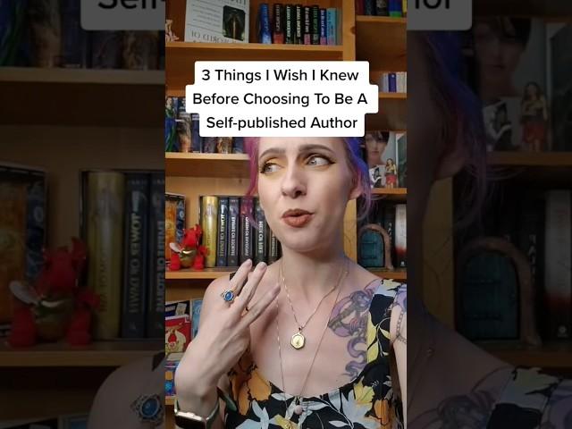 3 Things I Wish I Knew Before Self-publishing  #authortube #indieauthor #selfpublishing