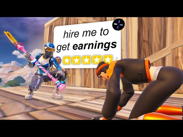 I Hired A "Pro" Fortnite Player To Carry Me!