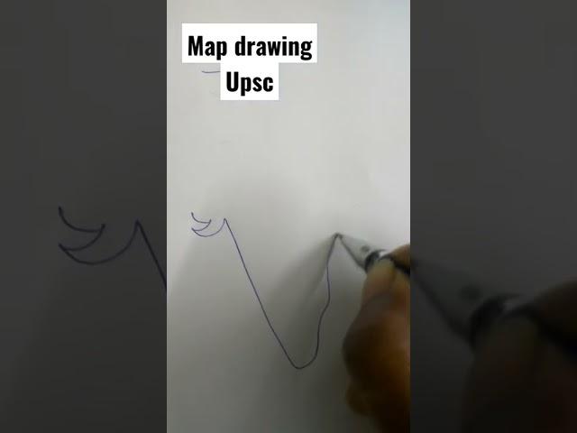 map drawing within 20 sec - India - UPSC #upscmotivation