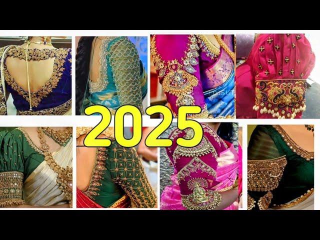 Bridal Heavy Aari Maggam Work Blouse Designs|Aari Work sleeve Designs/Latest Blouse Design #aariwork