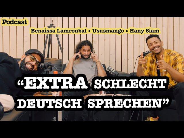 EXTRA SCHLECHT Deutsch sprechen für AUSLÄNDER? | PEINLICHER Musik-Geschmack! | RebellComedy Podcast