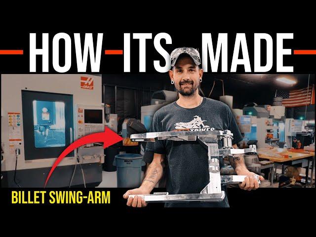 How we make a Billet Dirt Bike Swing-arm