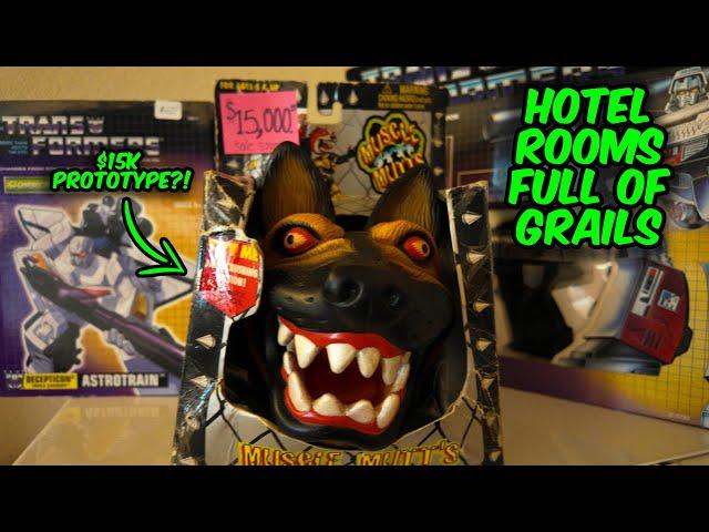 CRAZY Vintage Toy Deals in SECRET HOTEL Before Chicago Toy Show!