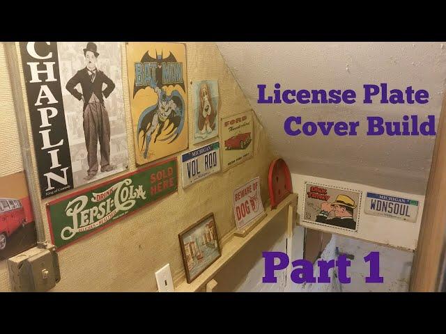 License Plate Cover Made from Wood - Part 1