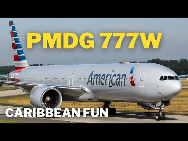 St Lucia Caribbean Run | PMDG 777W | KMIA - TLPL | Vatsim