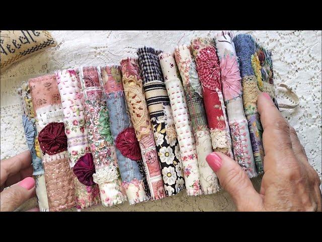 12 Slow Stitched Needlebooks