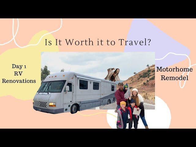 Day 1 DIY Old Rv Renovation On A Budget Remodel A Motorhome