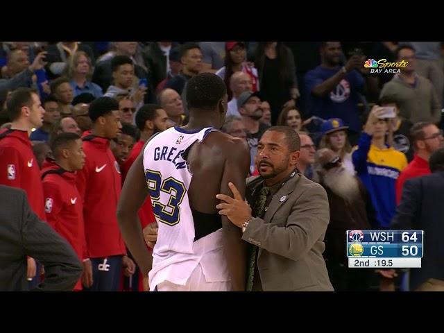 Draymond Green and Bradley Beal Get Ejected For Fighting During Warriors vs. Wizards