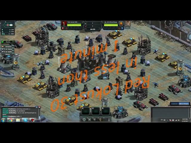 War Commander Red Lokust 30 Base FAST EASY FREE REPAIR