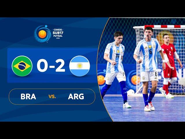 BRASIL vs. ARGENTINA [0-2] | RESUMEN | CONMEBOL SUB17FS | FASE FINAL