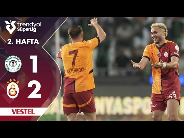 Vestel | Konyaspor (1-2) Galatasaray - Highlights/Özet | Trendyol Süper Lig - 2024/25