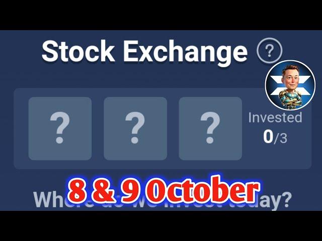 X Empire Stock Exchange 8 October | X Empire Investment Fund | X Empire Daily Combo Today