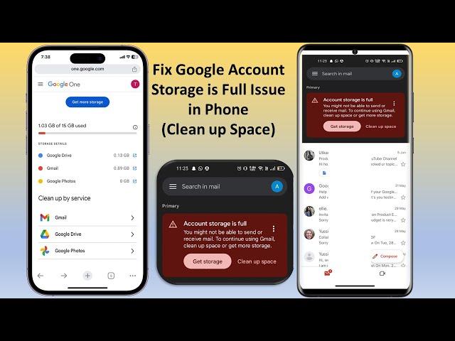 How to Properly Clean Up Storage Space for Google Gmail Account in Phone