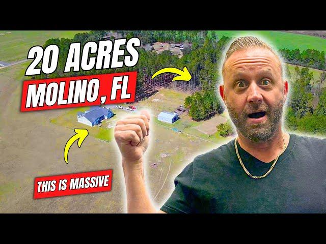 Inside MOLINO FLORIDA Home For Sale On 20 Acres!