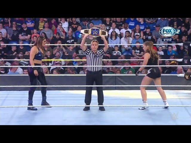 Ronda Rousey Vs Raquel Rodríguez Campeonato Femenino de Smackdown - WWE Smackdown 13/05/2022 Español