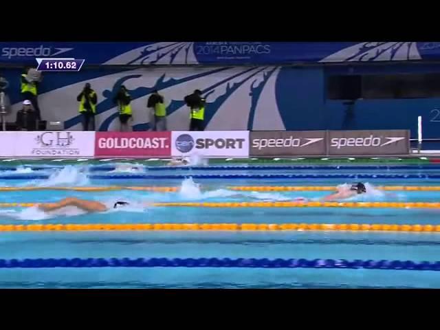 Katie Ledecky 400m Freestyle 35837 WORLD RECORD Pan Pacs 2014