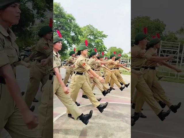 NCC Girls Drill Training