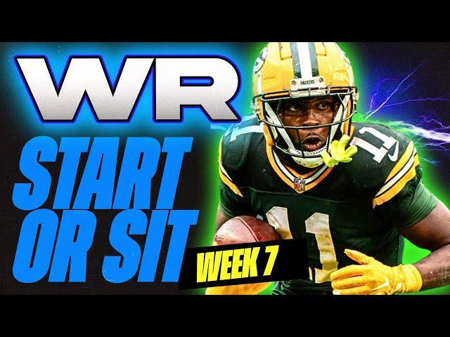  WEEK 7 WR MUST Start/Sit Analysis!  | 2024 Fantasy Football Advice