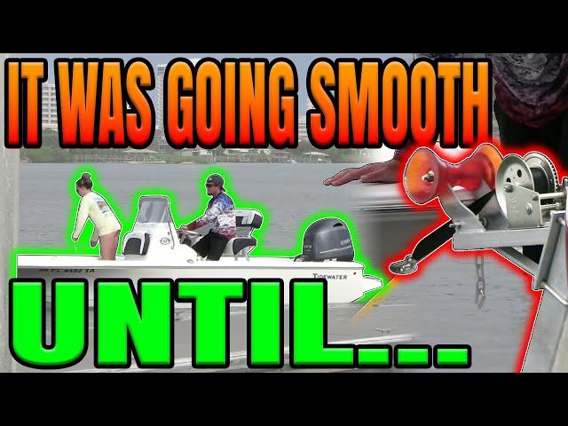 Most Frustrating Boat Trailer Landing  - Boat Fails Boat Ramps- E4