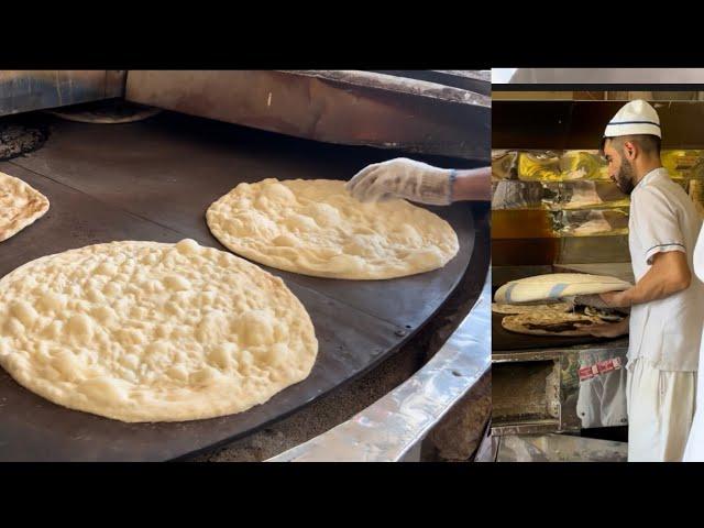 Zanjan bran bread in Iran - the most delicious bread and the most consumed bread in Iran.