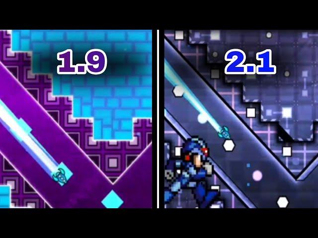 1.9 & 2.1 | Geometry Dash 2.11 & 1.9 : Megaman Adventures + Megaman Return (Nostalgia + Today)