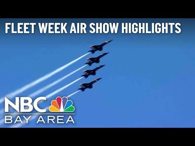 Watch: Highlights from Day 1 of San Francisco Fleet Week air shows