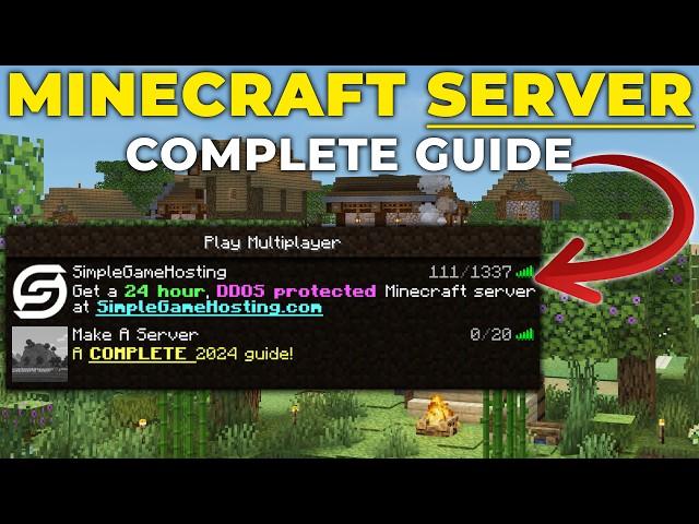 How To Make a Minecraft Server (2024)