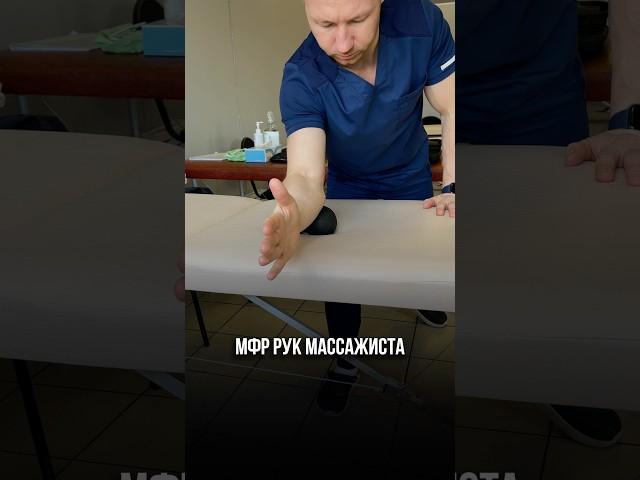 Разминка рук массажиста между клиентами.