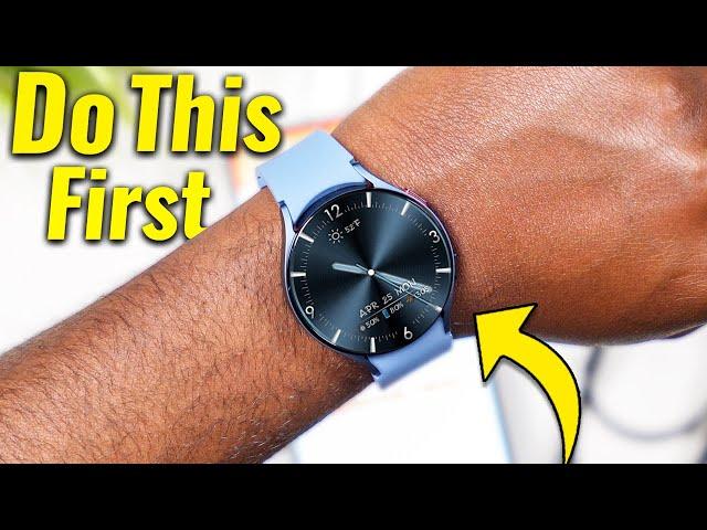 DO THIS FIRST! Galaxy Watch 5 & Watch 5 Pro - First 10 Things To Do!