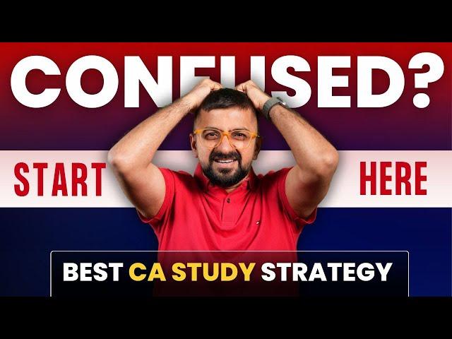 How to Start ICAI CA Exam Preparation | Best Strategy for January 2025 | Neeraj Arora