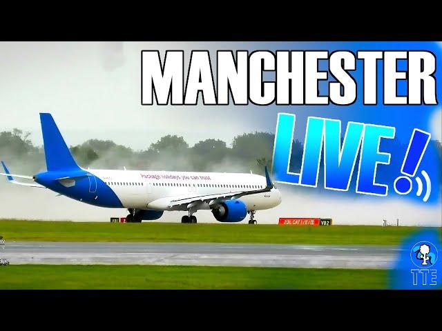 Manchester Airport Live! CLOSE UP AVIATION! #planespotting #manchesterairportlive