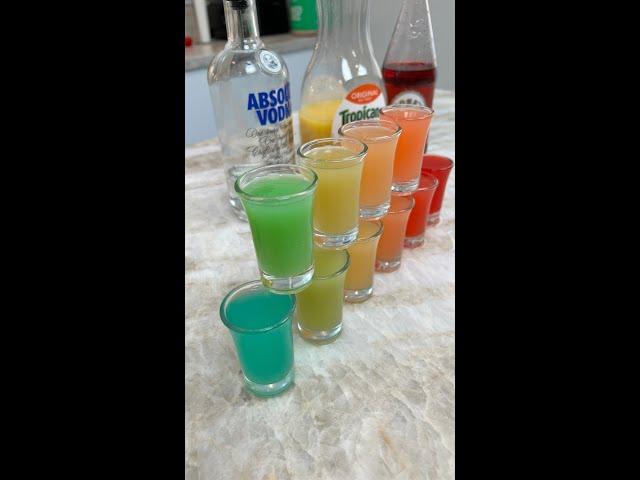 How To Make Rainbow Shots