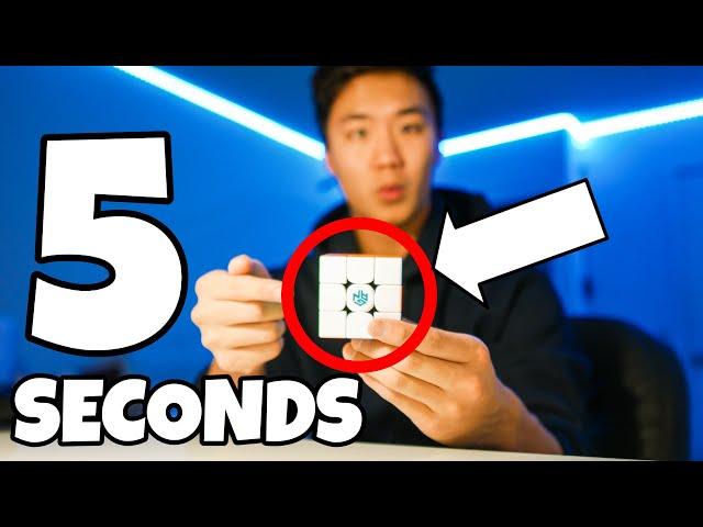 HOW TO SOLVE A RUBIK'S CUBE IN 5 SECONDS (EASY)