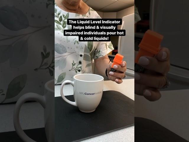 How To Pour Liquids Using the Liquid Level Indicator | Lighthouse for the Blind & Low Vision