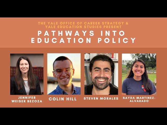 Pathways into Education Policy Panel