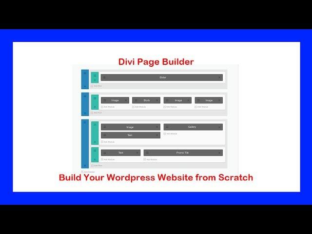 How to Build a Wordpress Website from Scratch with the Divi Builder - tutorial