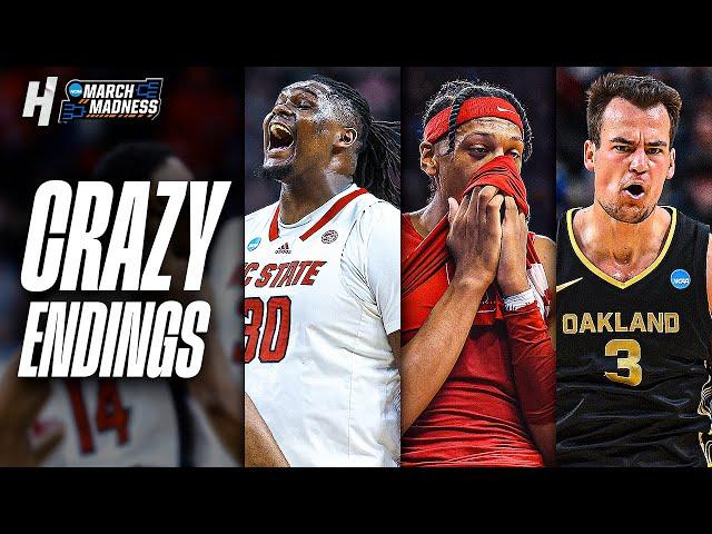 ALL THE CRAZY ENDINGS from 2024 March Madness 