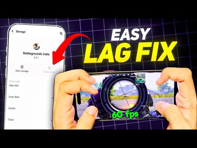 How To Play Lag Free BGMI in Low-End Device | Close Range Lag Fix Bgmi |Fix Lag & Framedrops in BGMI